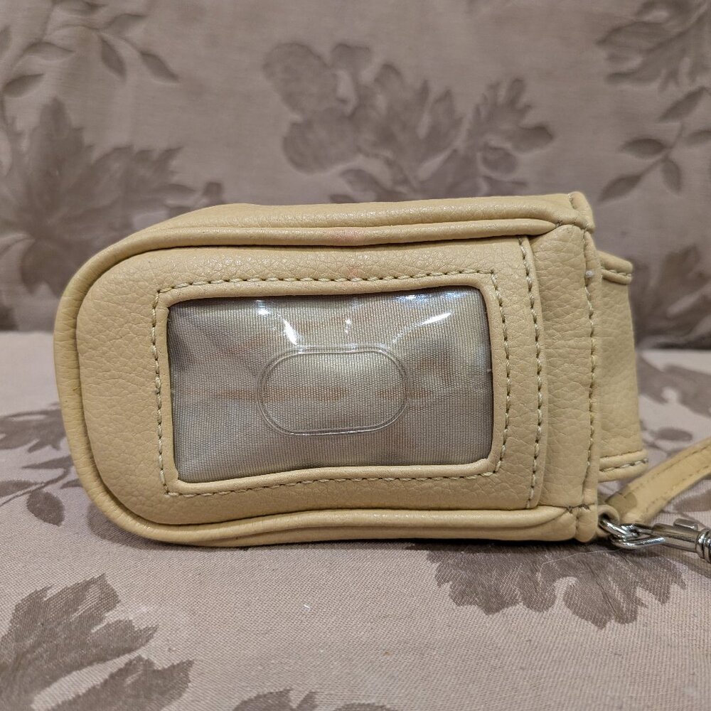 Nine West Tan Wristlet Flip Phone and ID Holder, Used - Picture 5 of 13